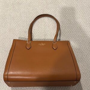 Kate Spade Brown Leather Tote Bag